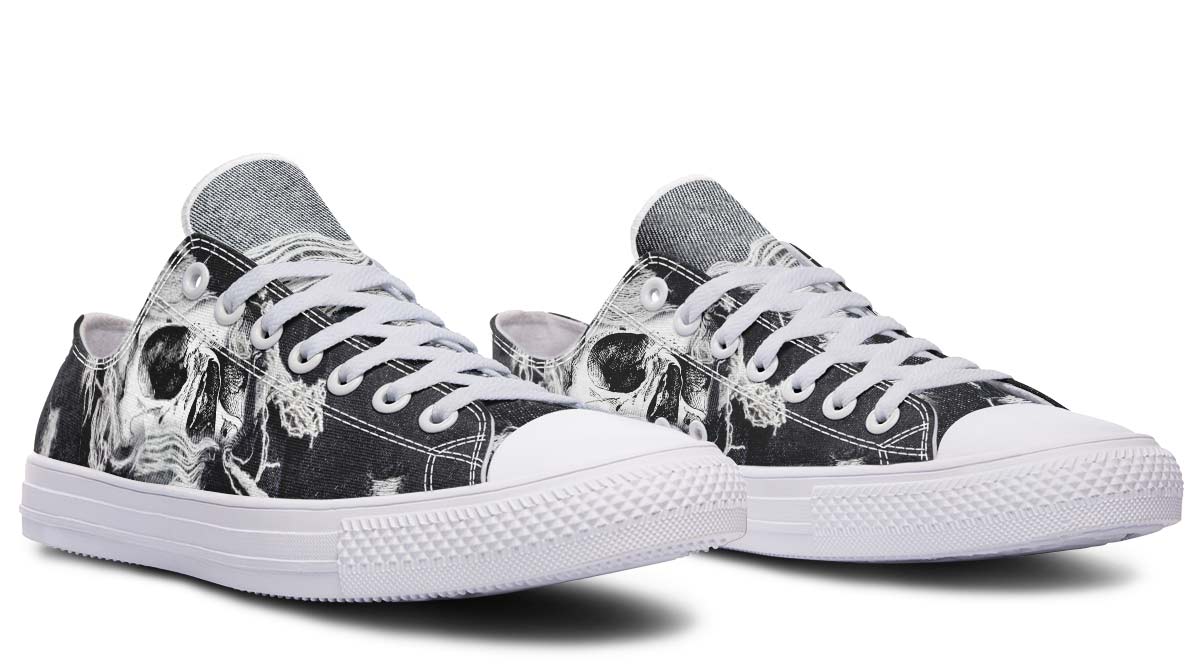 Fashion Print Couple Low-Top Canvas Shoes