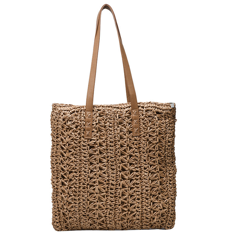 Summer Beach Straw Woven Large-capacity Crossbody Bag