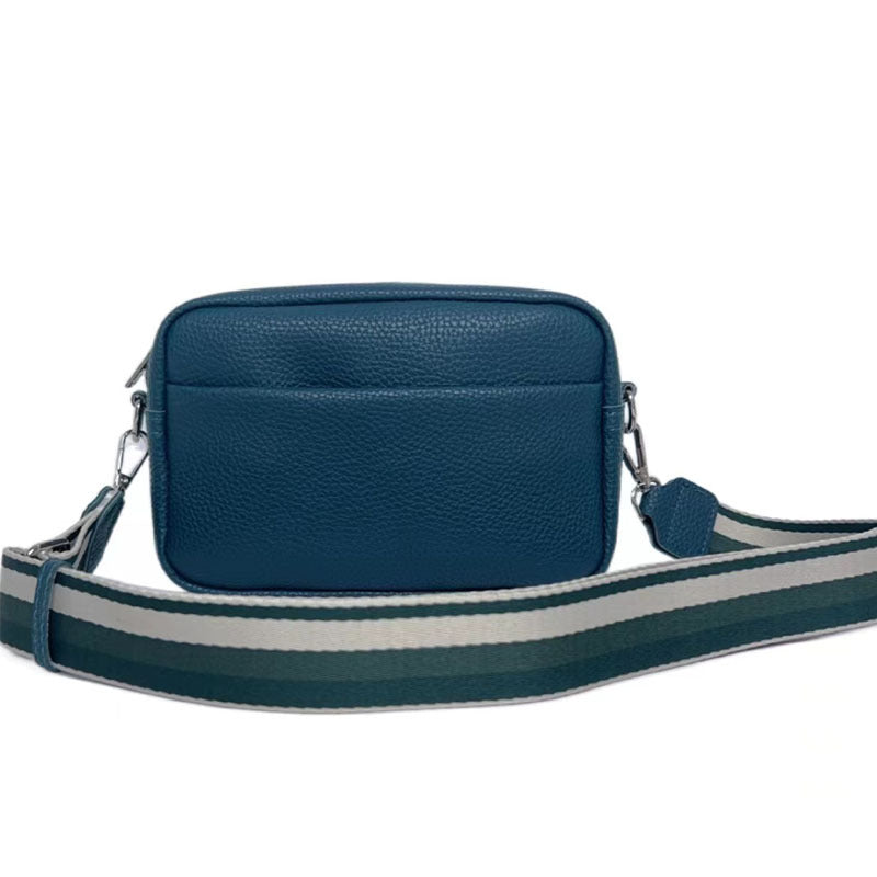 Women's Fashion Casual Solid Color PU Crossbody Bag