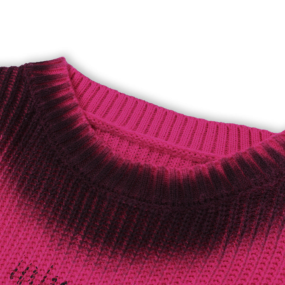 Letter Crew Neck Sweater For Men