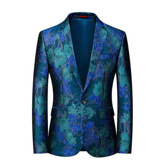 Jakkesæt til mænd, vært, toastmaster, bryllup, forlover, jacquard