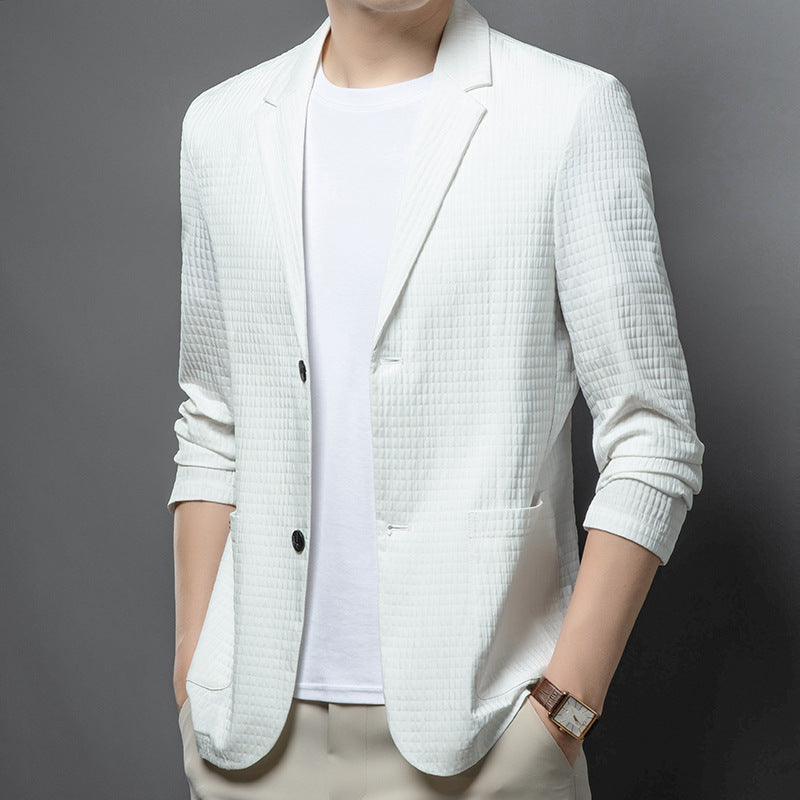 Young And Middle-aged Seamless Lightweight Breathable Casual Suit Top