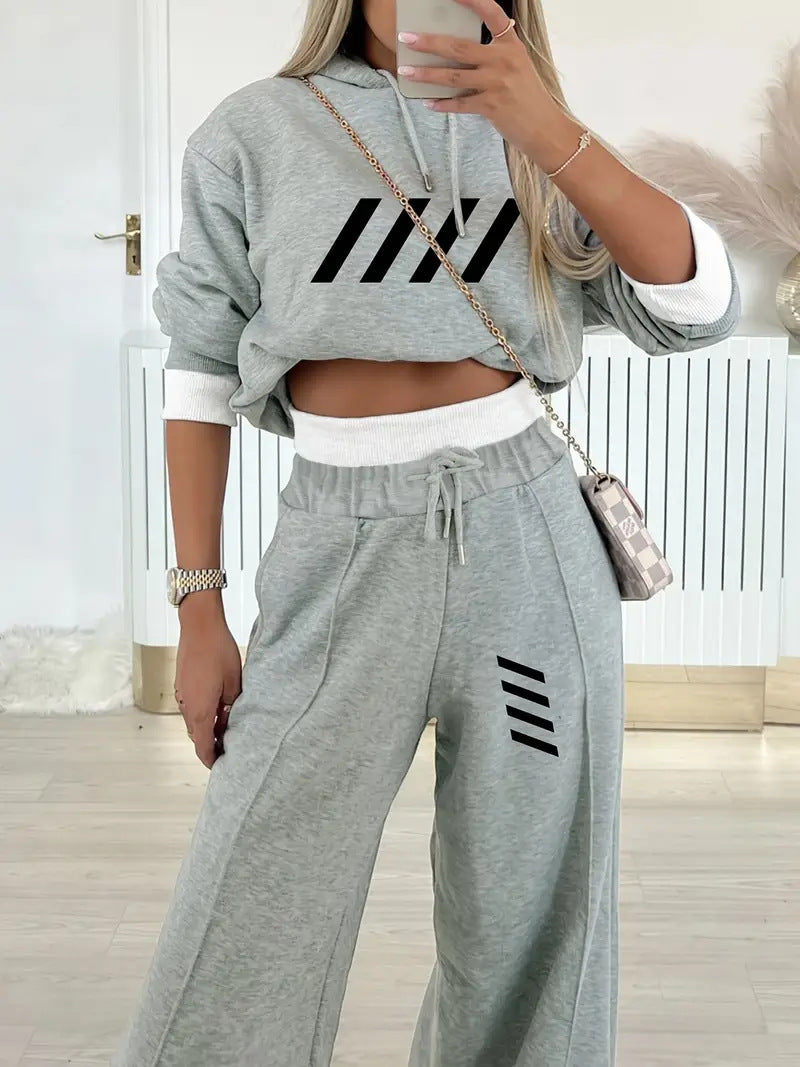 Women's Sportswear Autumn And Winter Casual Fashion Korean Version Hooded Sweatshirt