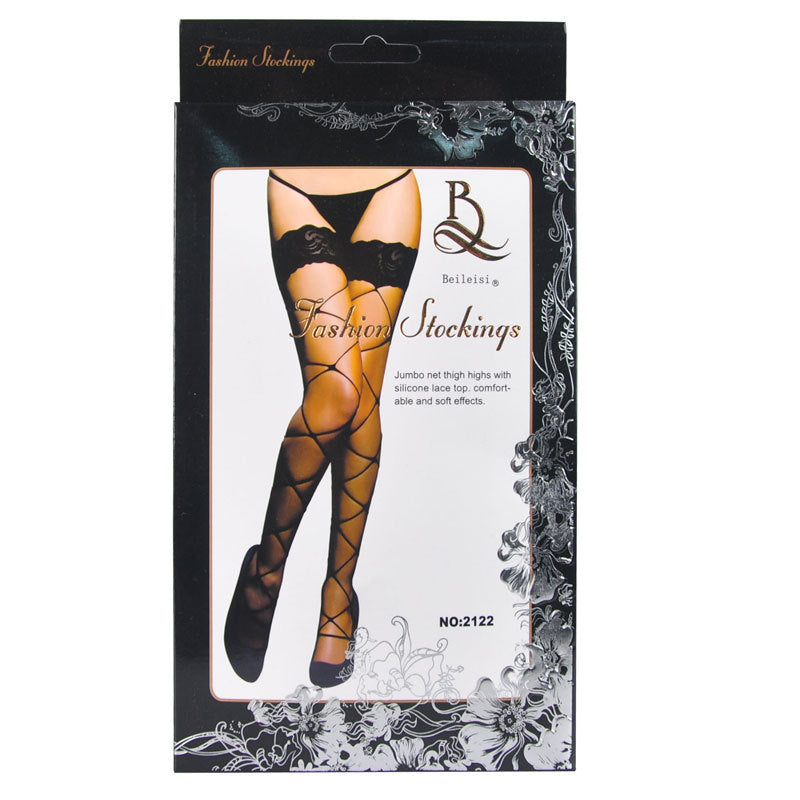 Long Tube Thigh Over Knee Lace Stockings Silicone Non-slip