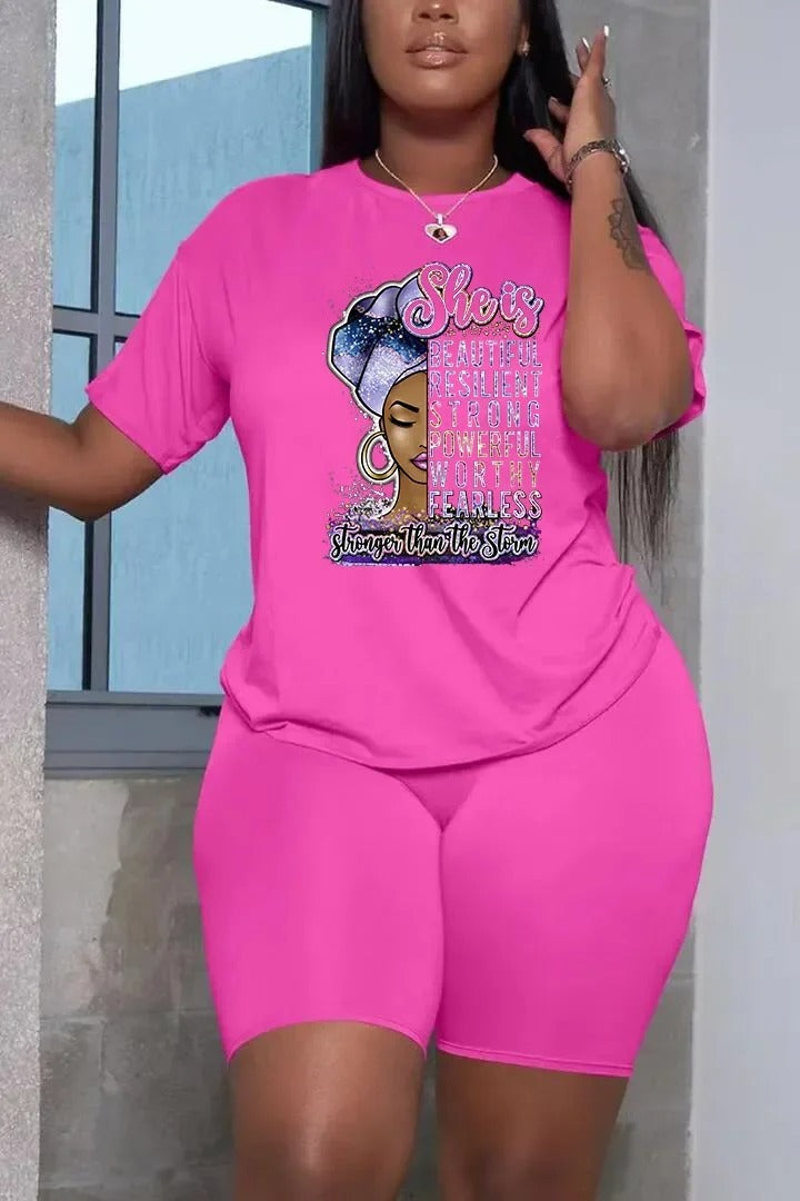 Summer New Short-Sleeve Shorts Set