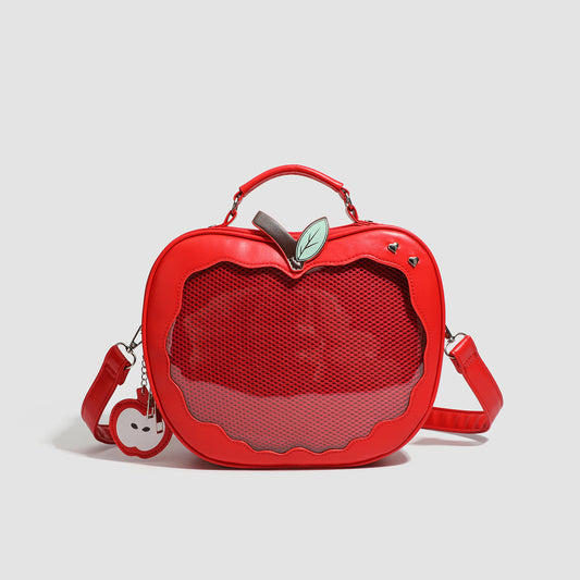 Dual-use Backpack Japanese InsPU Portable Messenger Bag