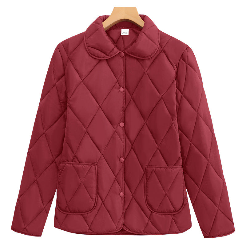 Women's Loose-fitting Lightweight Thin Coat Cotton-padded Jacket