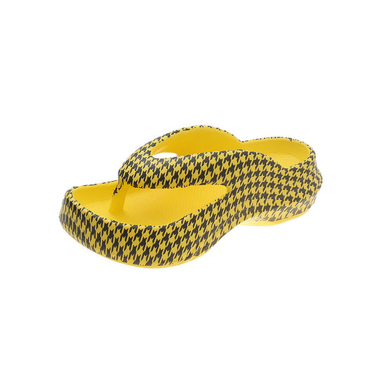 Flip-flops til kvinder med tyk sål til udendørsbrug
