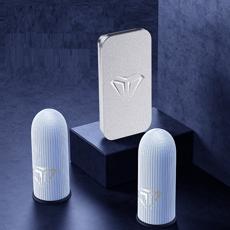 Eat Chicken Finger Set Glass Silver Fiber Ice Silk