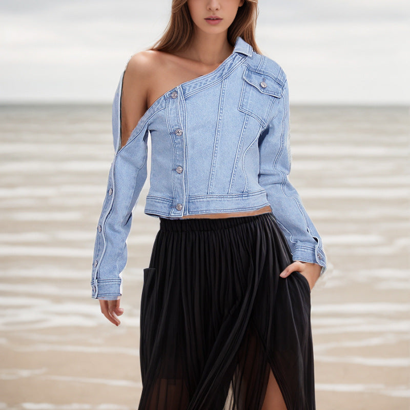 Sense Denim Coat Women's Niche Design Jacket