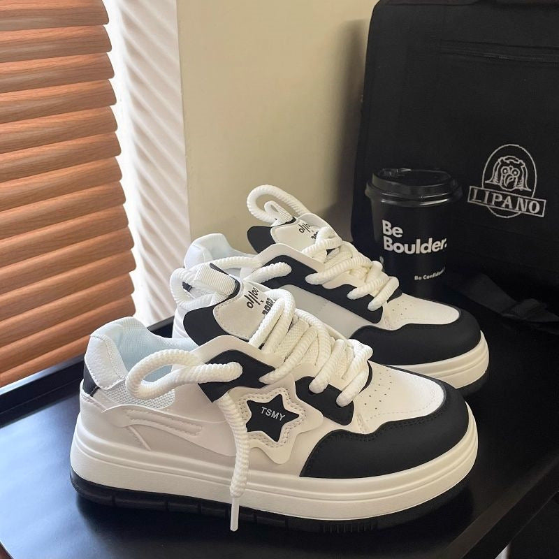 Women's Fashion Platform Lightweight Casual Sports Skate Shoes