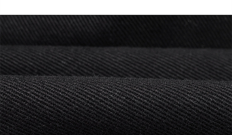 Split Black Jeans High Waist Micro Flared Small Straight Leg