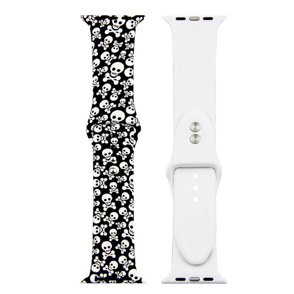 Silicone European And American Color Strap For Watch