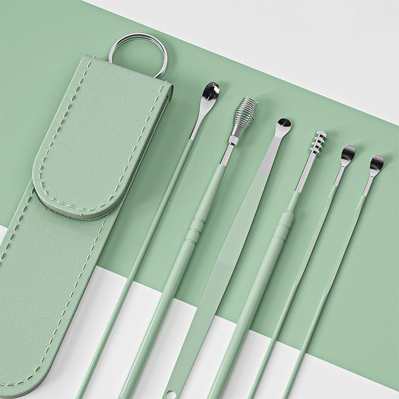 Ear Pick New Stainless Steel Ear Digging Suit