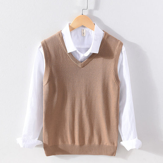 Herrevest, Business Casual, V-hals