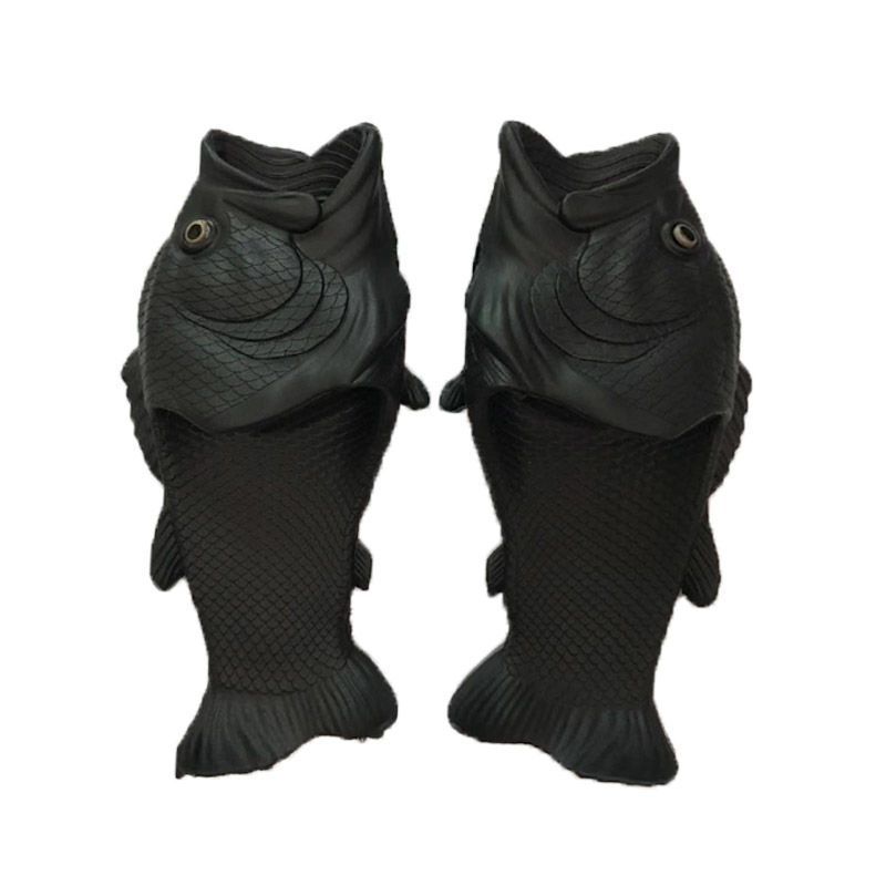 Fish Slippers Men's Funny Creative Personality Fashion Korean Version Of The Trend Of Flip-flops