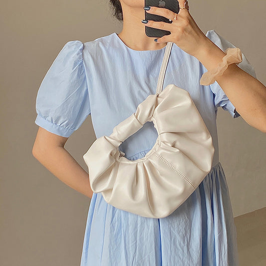 Pleated Cloud Small Bag