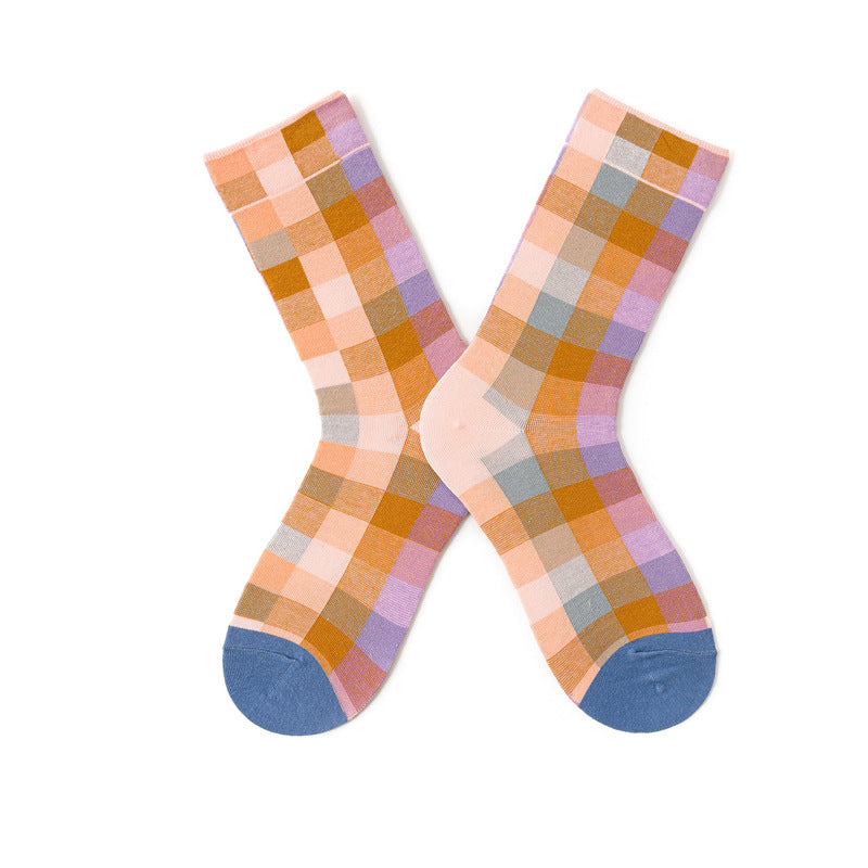 High Socks Creative Personality Graffiti Ladies