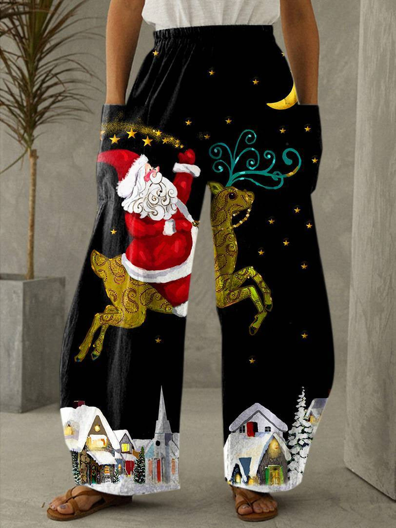 Ins Christmas Casual Pants In Europe And America