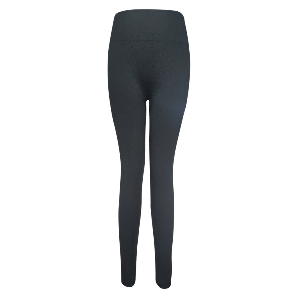 Superstræk Sømløse Strikkede Børstede Leggings