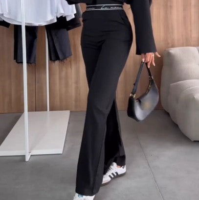 Women's Draping Effect Casual Trousers
