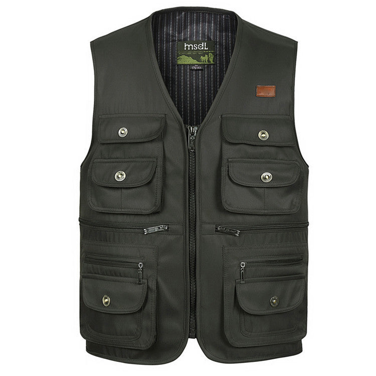 New men's leisure and fashionable vest for the elderly