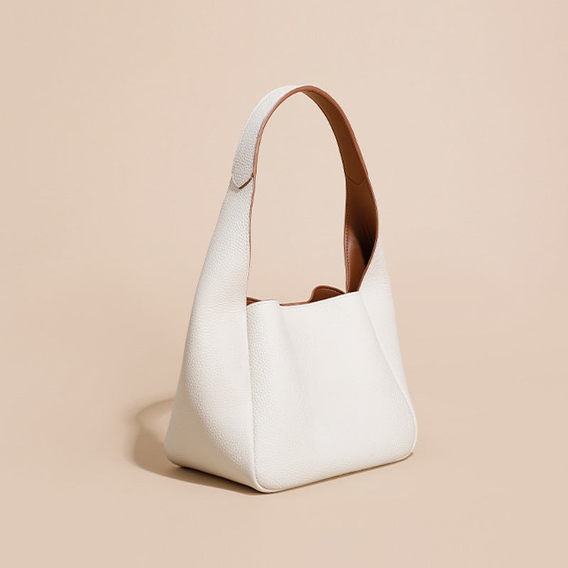 Top Layer Cowhide High-grade Shoulder Leather Women Bag