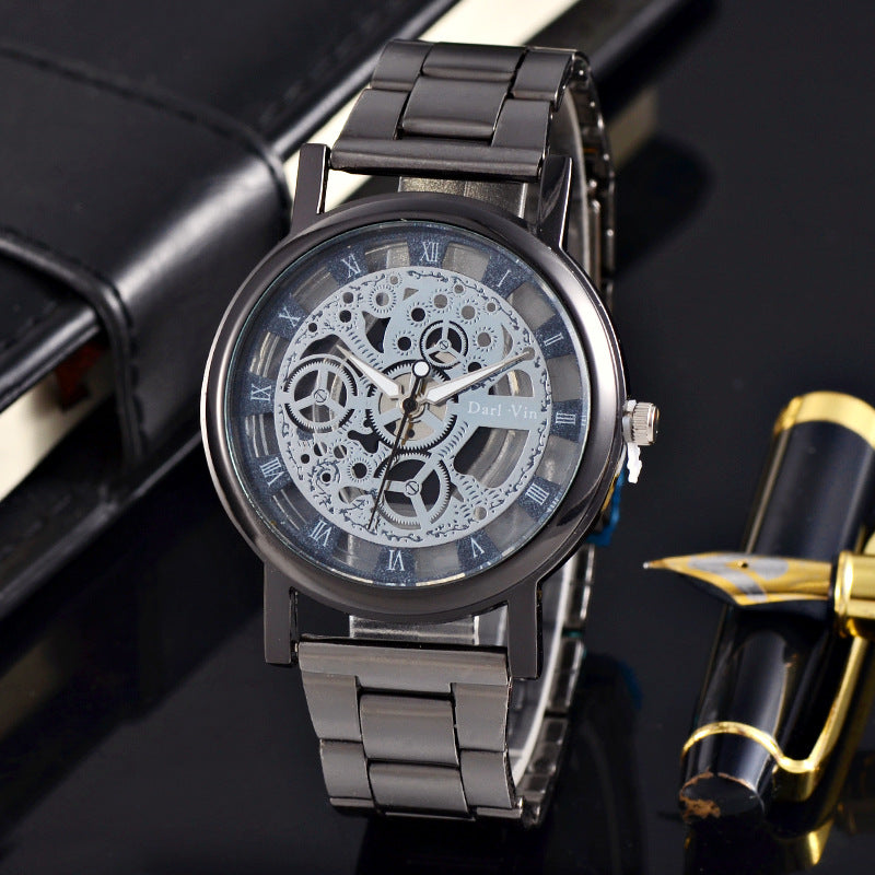 Men's watch hollowing machine