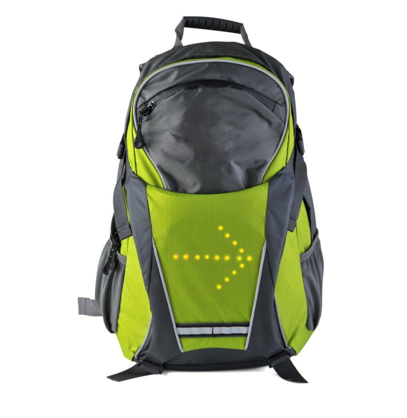 Wireless remote control LED light warning backpack