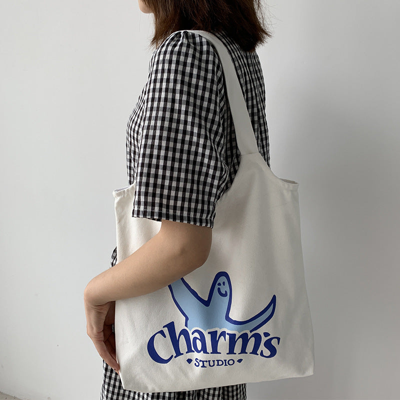 New Undershirt Canvas Bag Female Shoulder