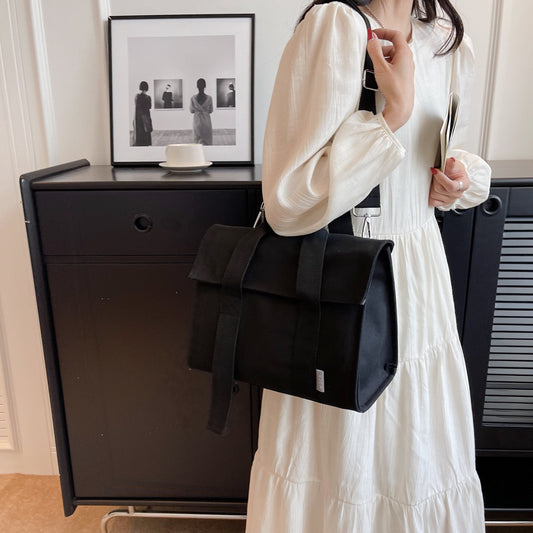 Large Capacity Canvas Bag All Match Crossbody