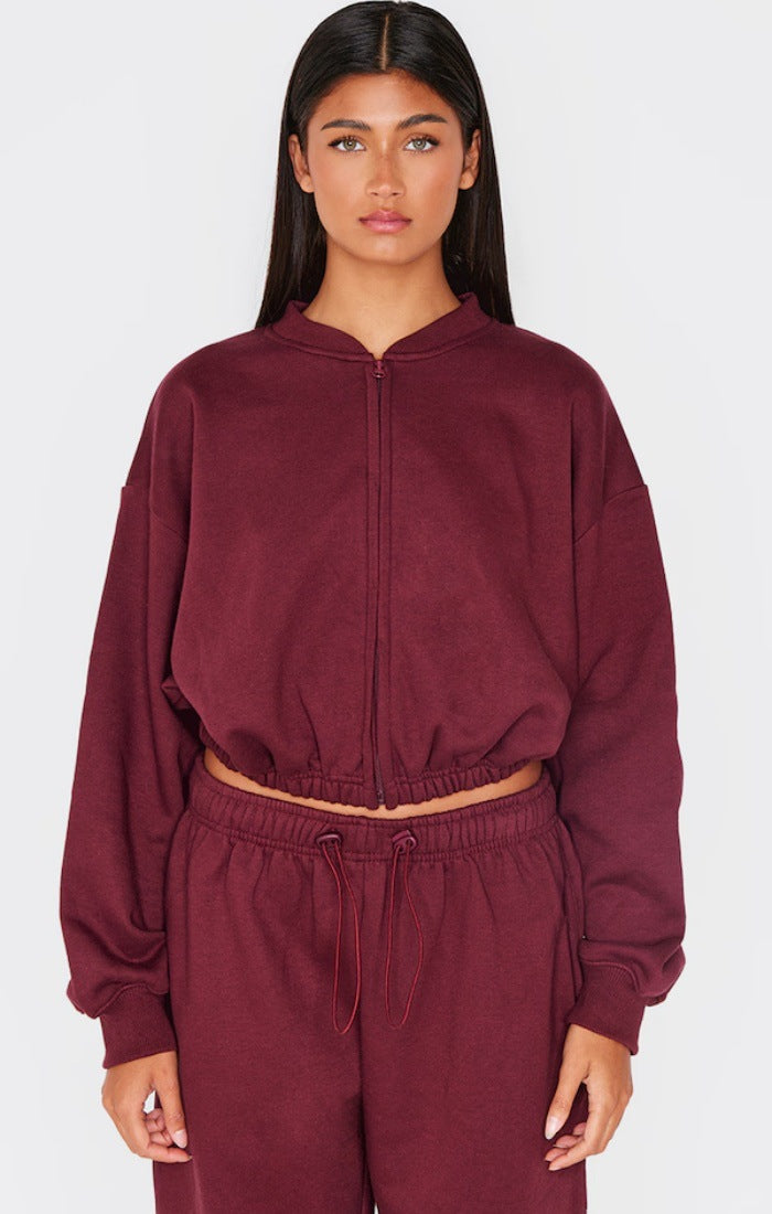 At-home Fashion Slim-fit Belted Cardigan And Pants Set