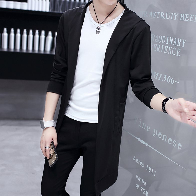 Slim Fit Student Handsome Cloak Men's Coat