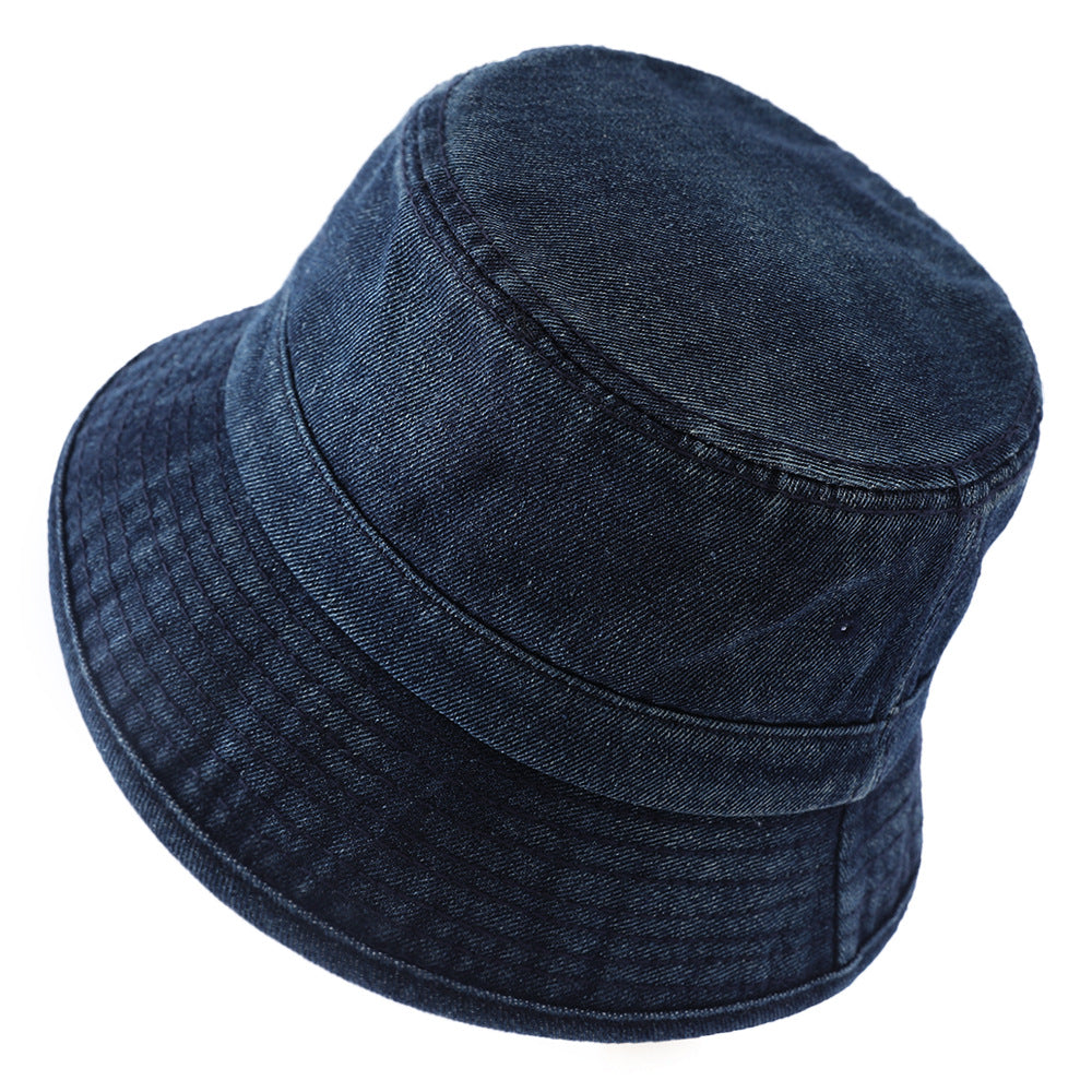 Denim Fisherman Hat Washed And Used Outdoor Sun Protection