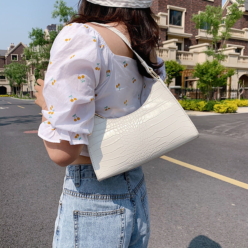 All-match one-shoulder armpit bag