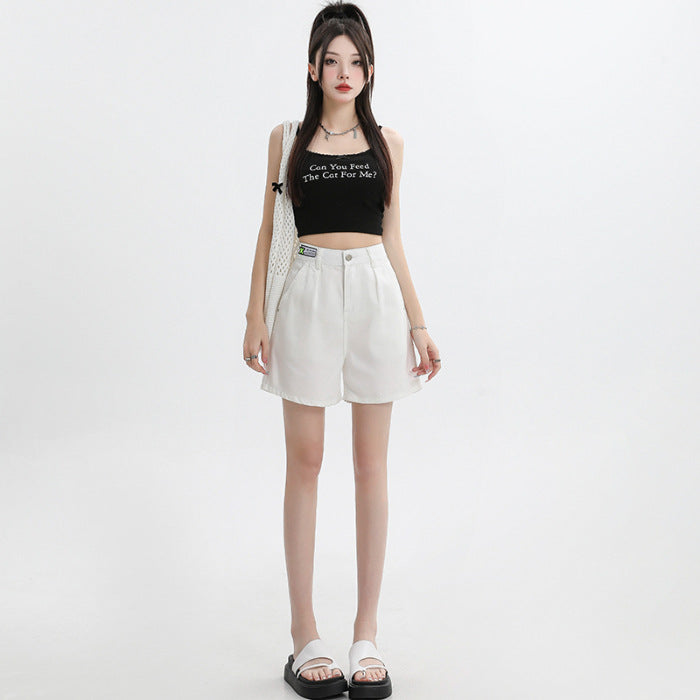 Summer Tencel Lyocell Ultra-thin Shorts Denim Shorts