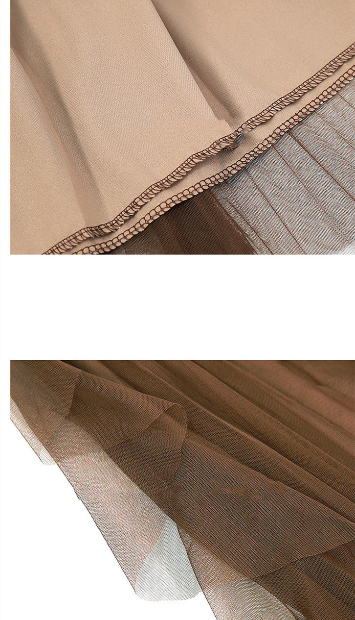 Fairy Skirt Pleated Irregular Spring And Autumn