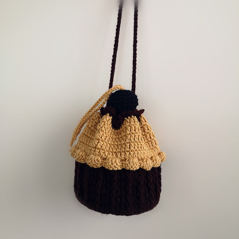 Women's Hand-woven Fashion Personality Drawstring Bag