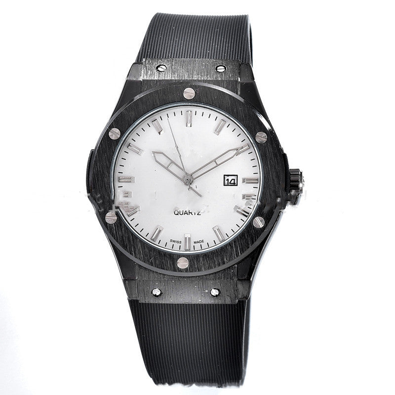 Three-pin men's and women's calendar watch