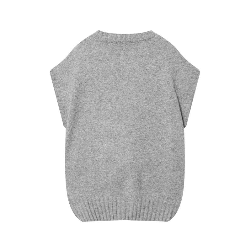 Fashion Knitted Oversized Vest Sweater