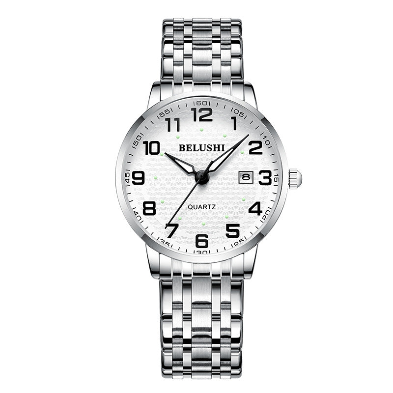 Men's And Women's Fashion Waterproof Luminous Quartz Watch