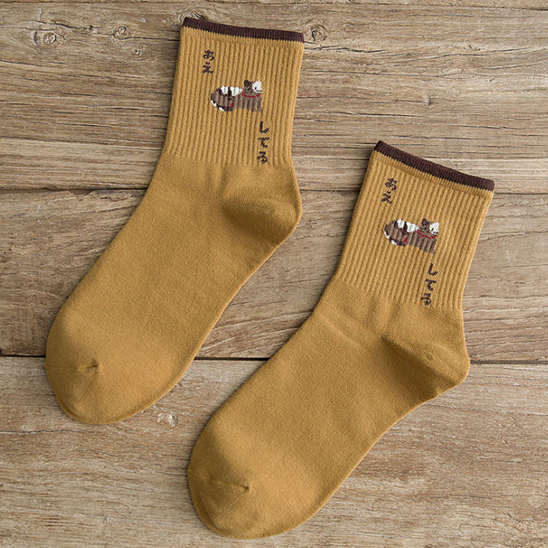 Women's socks college style women's tide socks