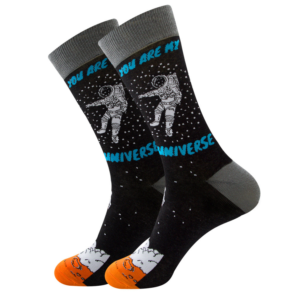 Geometric Fruit Women Socks Street Trend