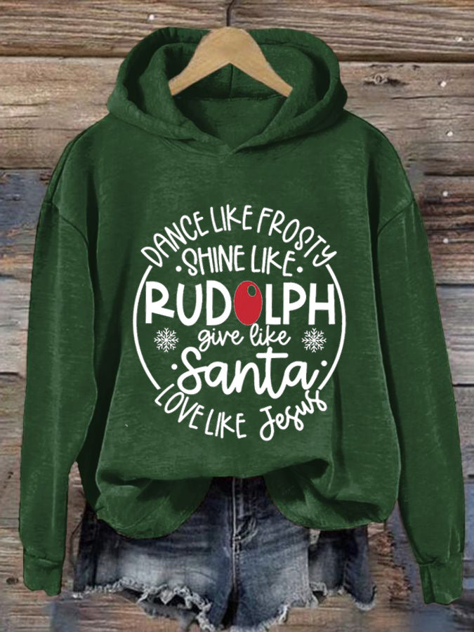 Sweater 3D Letters Printed Hoodie Women