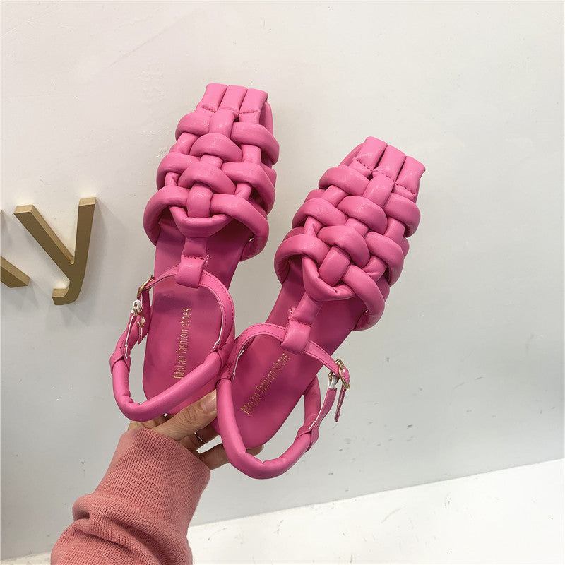 Roman Shoes Fairy Style Hollow Fashion
