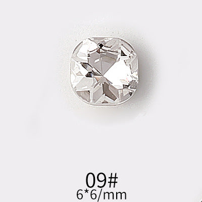 Manicure Diamant Tilbehør Hjerte Vanddråber