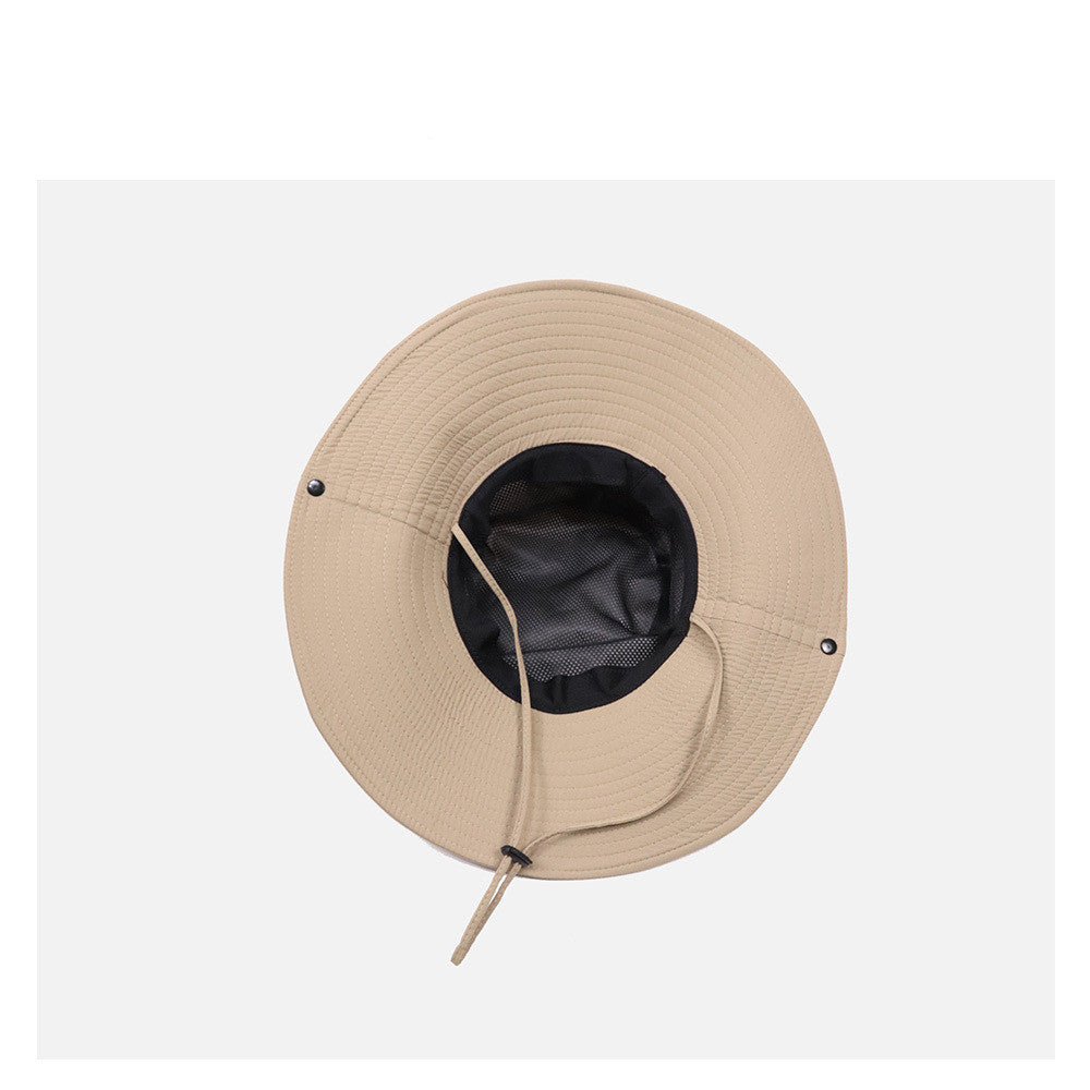 Summer Vacation Big Brim Sunscreen Outdoor Fishing Hiking Cowboy Hat