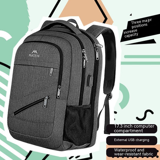 Men's And Women's Fashion Large Capacity Travel Computer Backpack