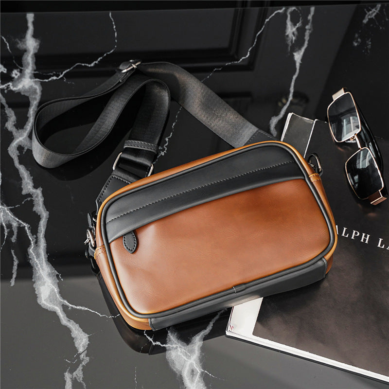 Fashion Messenger Men's Camera Bag Trendy Large Capacity