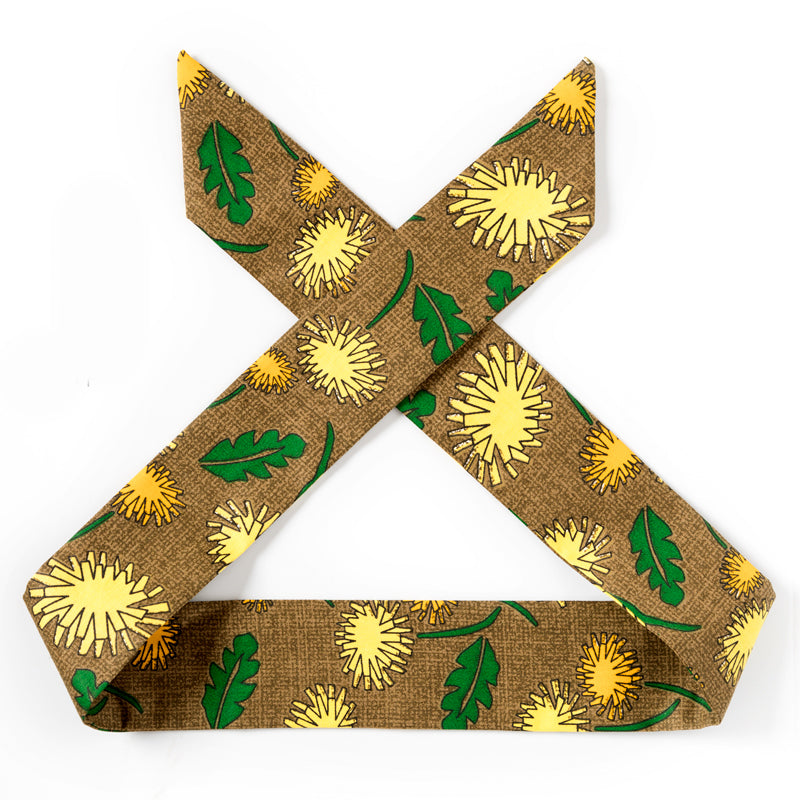 Handmade pine cone floral headband